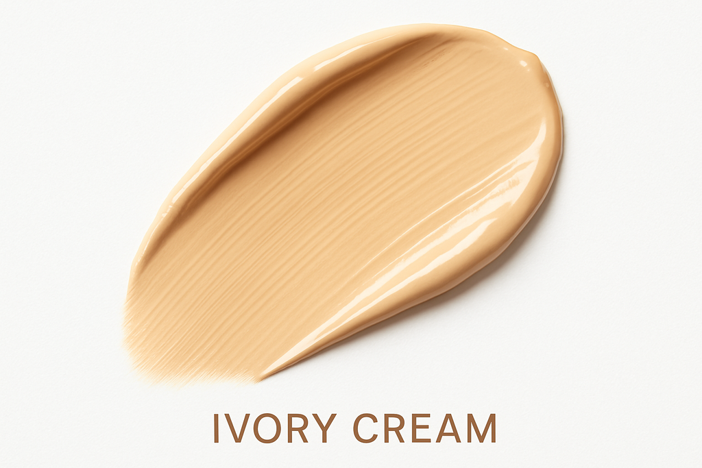 Ivory Cream foundation swatch